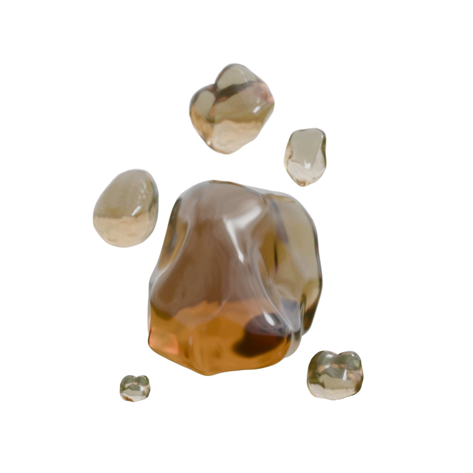 Amber-Harzstücke als Basisnote im Parfum The Devil von Le Flocon, warm, balsamisch und tief.